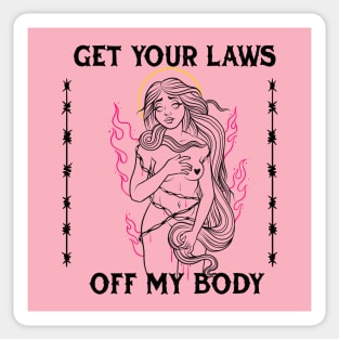 My Body My Choice Sticker